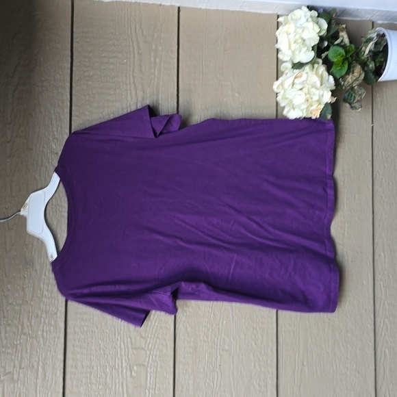 TORRID 2x T-shirt WINE NOT? Purple 18 20 - Picture 4 of 4